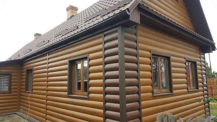 сайдинг под бревно
